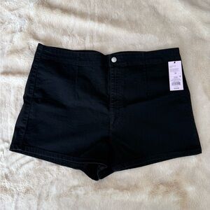 Wild Fable High Waist Black Women's Jean Shorts